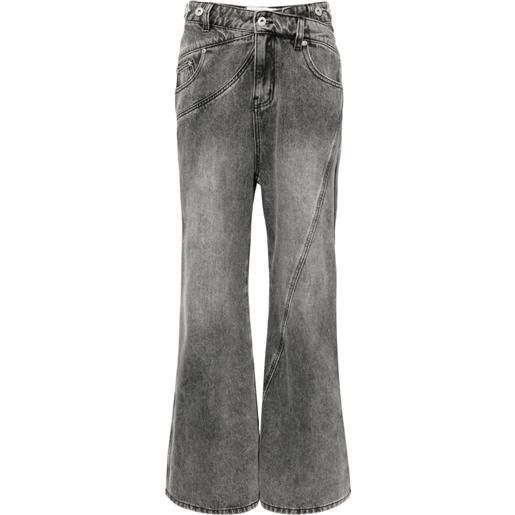 Feng Chen Wang jeans dritti - grigio