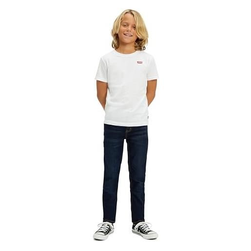 Levi's lvb 512 slim taper jean, jeans bambini e ragazzi, grigio (route 66), 14 anni