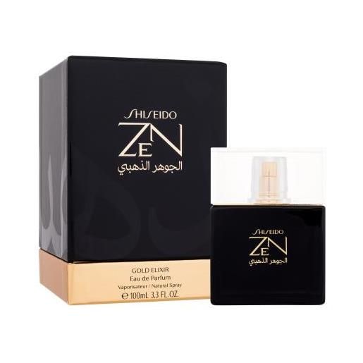 Shiseido zen gold elixir 100 ml eau de parfum per donna