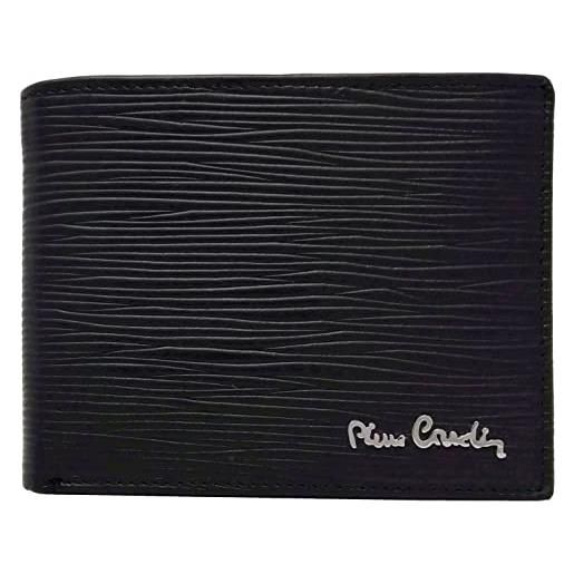 Pierre Cardin portafoglio uomo, vera pelle, slim, uomo, piccolo sottile rfid, regalo, portafoglio con portamonete, pelle, porta banconote, portafoglio ragazzo
