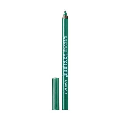Bourjois - eyeliner contour clubbing waterproof - matita occhi morbida effetto matte a lunga durata - 50 loving green - 1.2 g