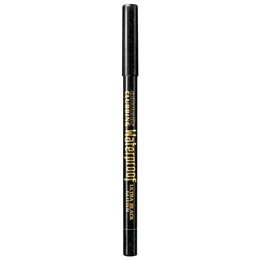 Bourjois - eyeliner contour clubbing waterproof - matita occhi morbida effetto matte a lunga durata - 55 ultra black glitter - 1.2 g