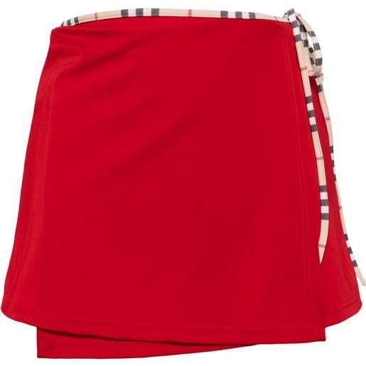 Burberry sarong a portafoglio - rosso