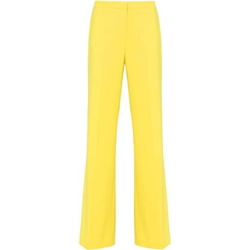 PINKO pantaloni a palazzo - giallo