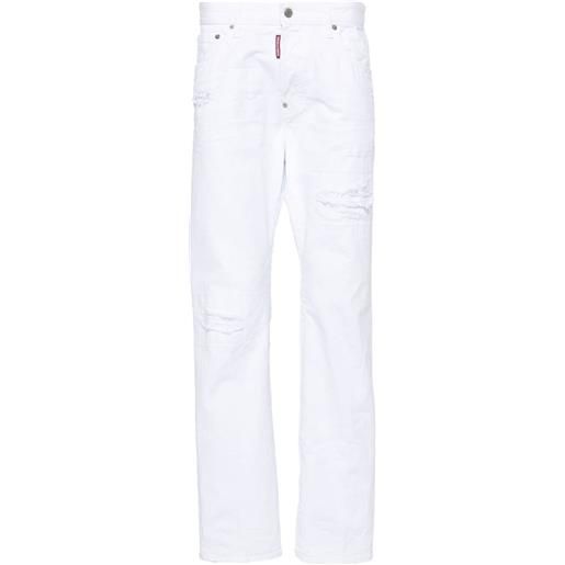 Dsquared2 jeans 642 dritti - bianco