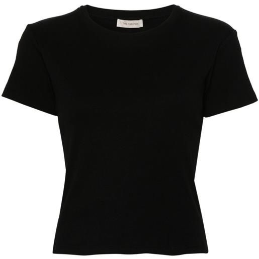 The Mannei t-shirt a coste - nero