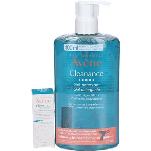 Avene kit cleanance gel 400ml + comedomed concentrato 5ml