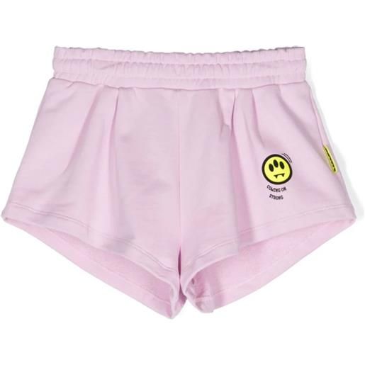 Barrow Kids shorts in cotone rosa