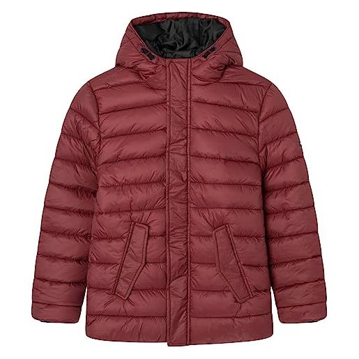 Pepe Jeans andreu, giacca bambini e ragazzi, rosso (burgundy), 14 anni