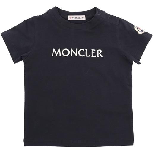 Moncler Baby t-shirt nera con logo