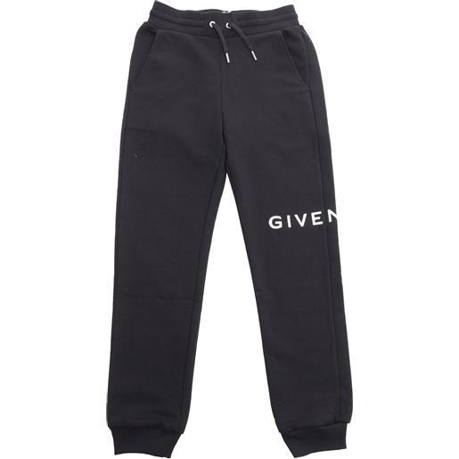 Givenchy Kids pantalone jogging nero