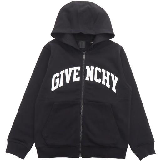 Givenchy Kids felpa nera con logo