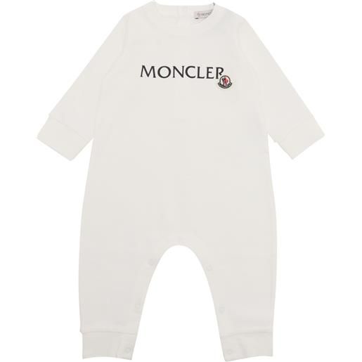 Moncler Baby pagliaccetto bianco