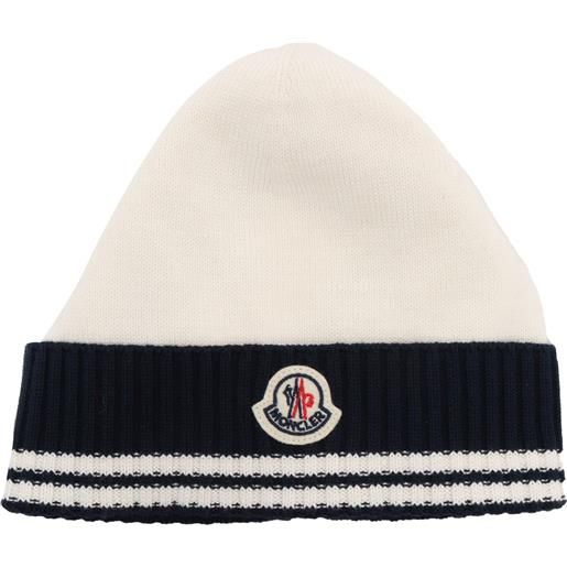 Moncler Baby berretto con logo