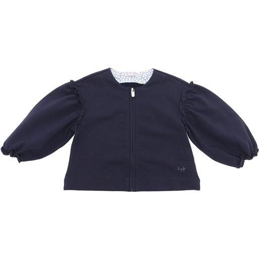 IL GUFO giacca in felpa blu