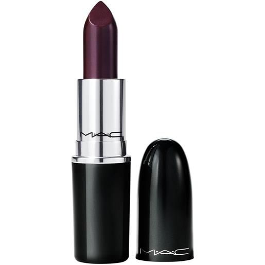 MAC lustreglass sheer-shine lipstick rossetto succumb to plum