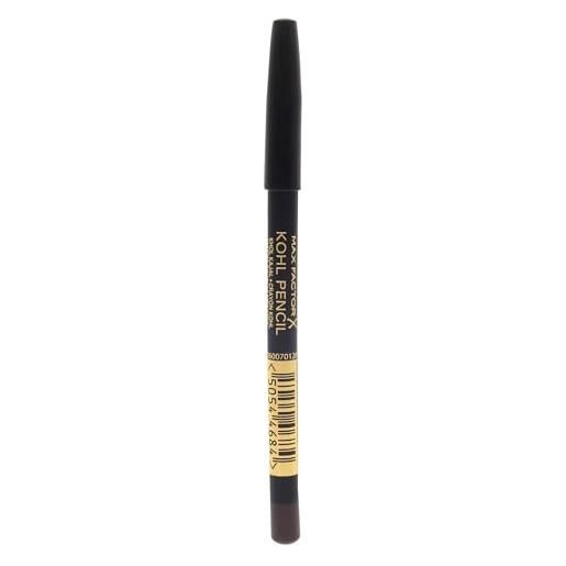 Max Factor, matita occhi kohl eyeliner pencil, kajal con texture ultra morbida, 030 brown, 1.2 g
