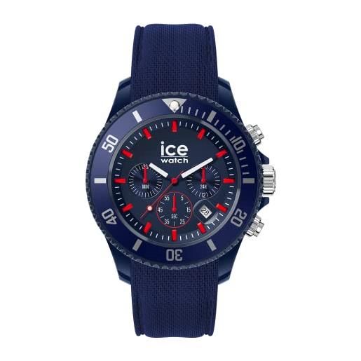 Ice-watch - ice chrono blue red - orologio blu da uomocon cinturino in silicone - chrono - 020622 (large)