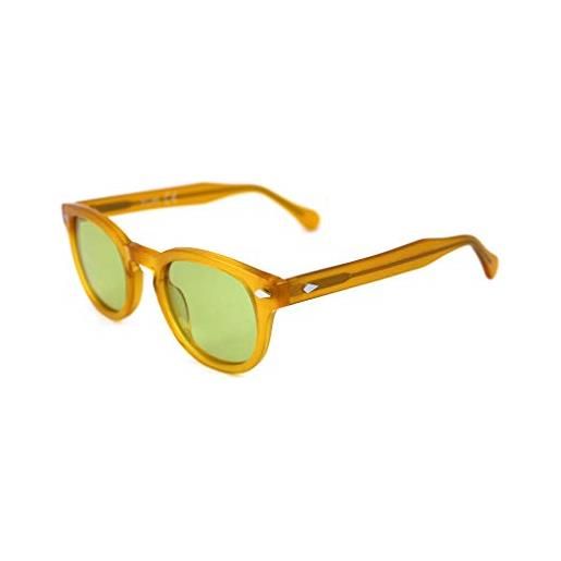 X-LAB 8004 occhiali da sole stile moscot, 48mm, giallo/verde, unisex