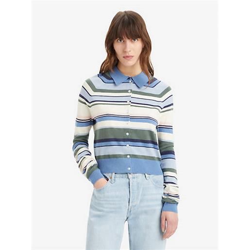 Levi's maglia salma multicolore / revolution stripe brunnera blue