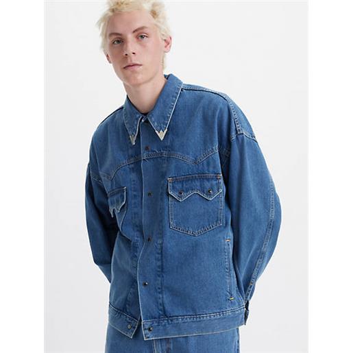 Levi's giacca western trucker lightweight blu / this is familiar