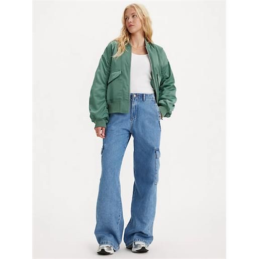Levi's jeans lightweight cargo oversize blu / cause and effect