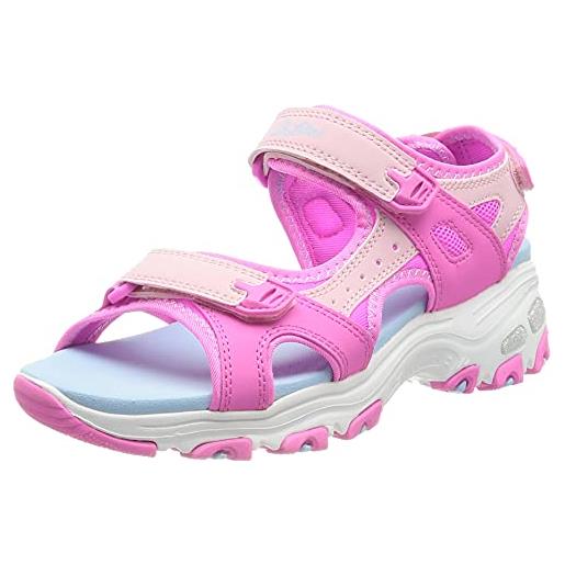 Skechers Skechers, sandals bambine e ragazze, pink, 34 eu