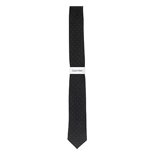 Calvin Klein k10k104175 cravatte uomo nero uni