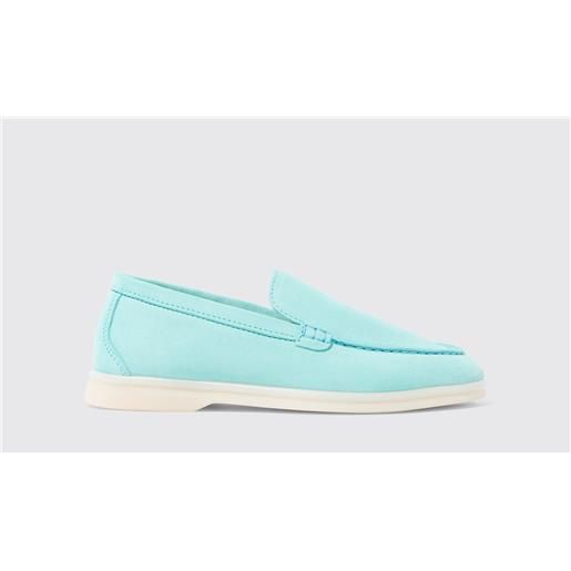 Scarosso ludovica girl turquoise suede turquoise - suede