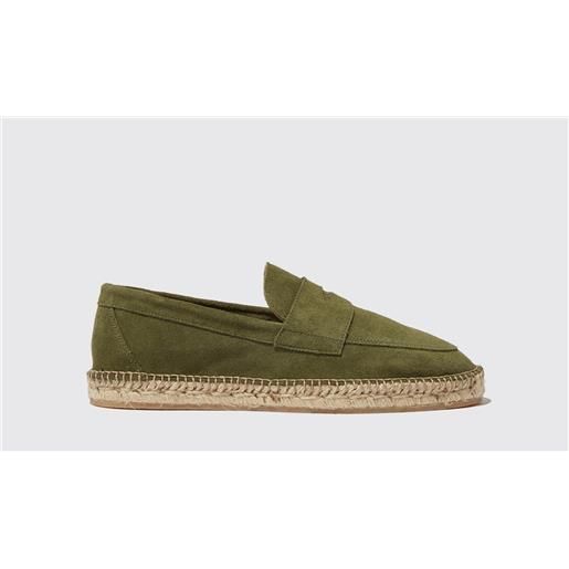 Scarosso diego green suede green - suede leather