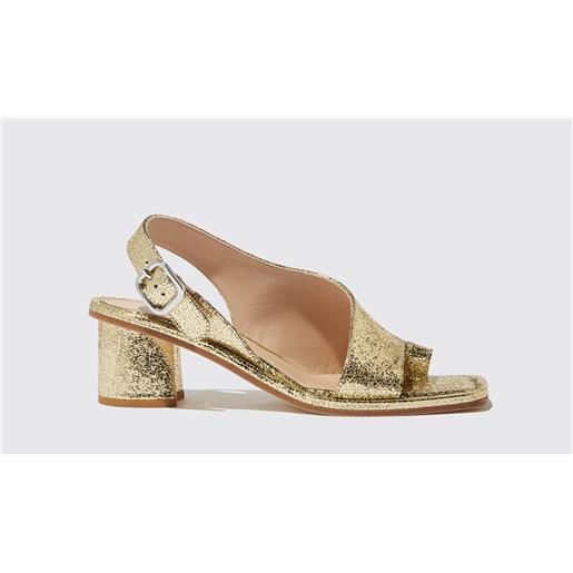 Scarosso jill gold gold - calf leather