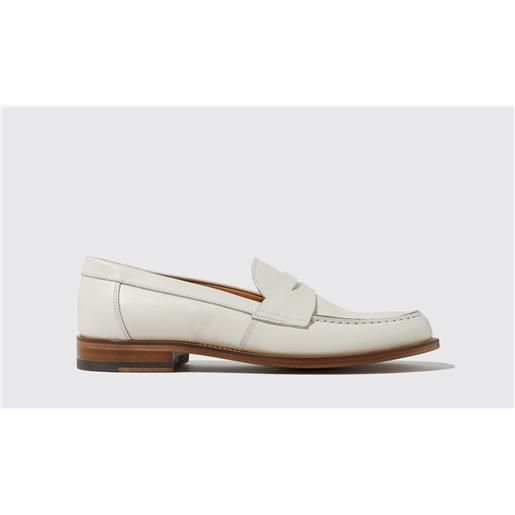 Scarosso harper white white - calf leather