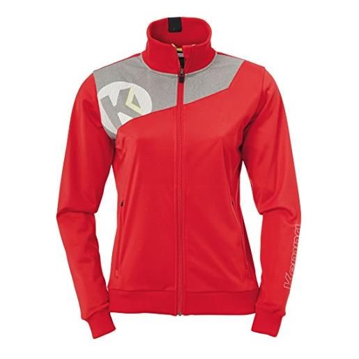 Kempa giacca da donna core 2.0 poly, donna, oberbekleidung, 200224303, rosso (rosso/grigio scuro melange), xxl