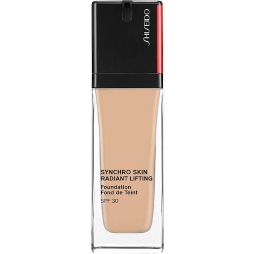 Shiseido face makeup foundation synchro skin radiant lifting foundation spf 30 no. 260 cashmere