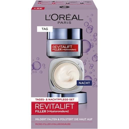 L'Oréal Paris cura del viso giorno e notte filler revitalift. Set per la cura del giorno e della notte