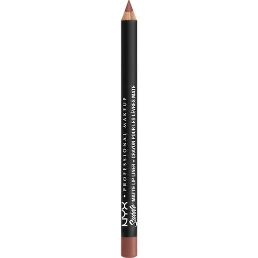 NYX Professional Makeup trucco delle labbra contour pencil suede matte lip liner free spirit