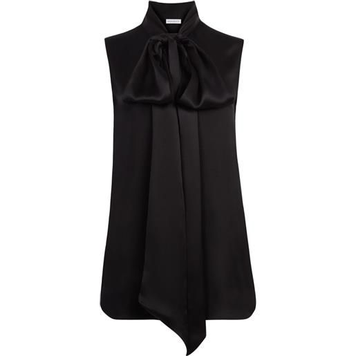 Nina Ricci blusa con fiocco - nero
