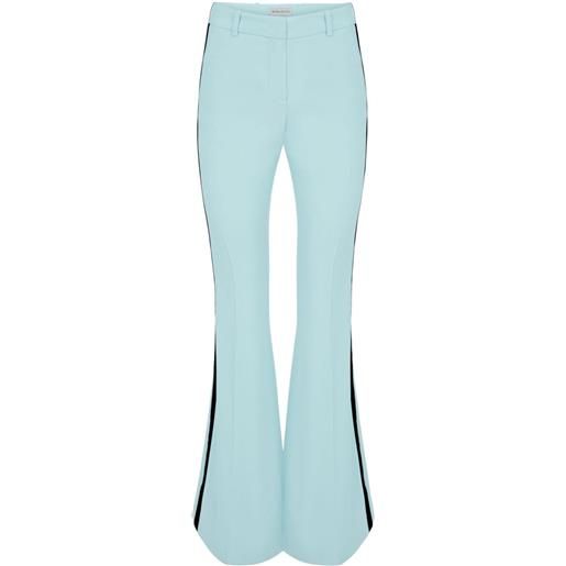 Nina Ricci pantaloni svasati con frange - blu