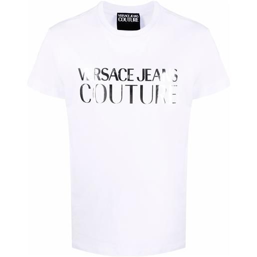 Versace Jeans Couture t-shirt con applicazione - bianco