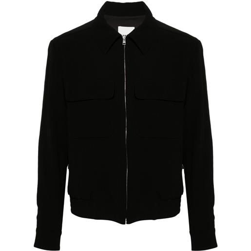 SANDRO giacca con zip - nero