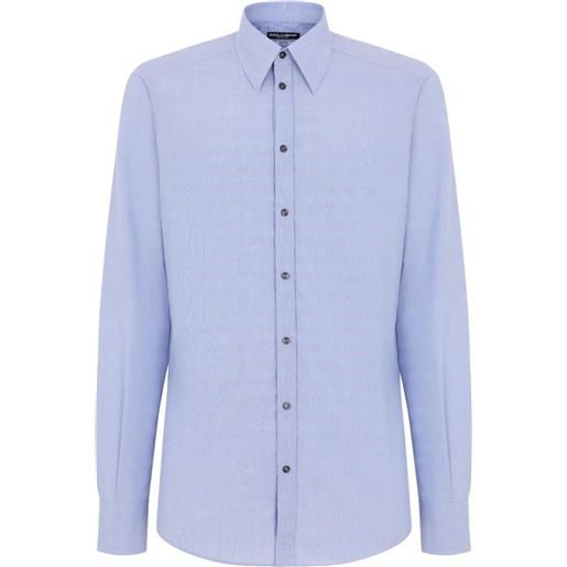 Dolce & Gabbana camicia a quadri - blu