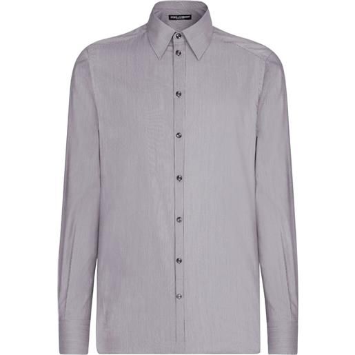 Dolce & Gabbana camicia a maniche lunghe - grigio