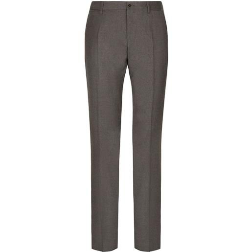 Dolce & Gabbana pantaloni sartoriali con piega - grigio