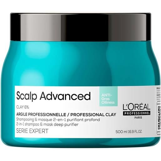 L'oreal Professionnel scalp advanced 2-in-1 shampoo and mask deep purifier - formato speciale