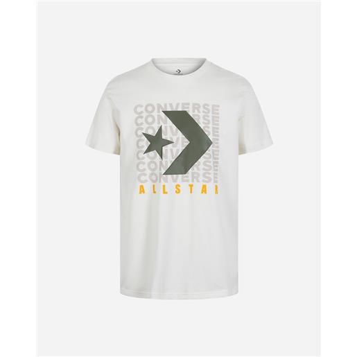 Converse star chevron logo m - t-shirt - uomo