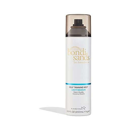 Bondi Sands - self tanning mist light/medium - spray autoabbronzante per un'abbronzatura naturale senza sole, 250 ml