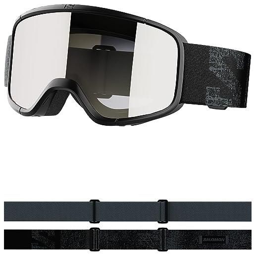 Salomon aksium 2.0 access maschera sci snowboard per ski snowboard unisex, resistenza, comfort superiore per gli occhi