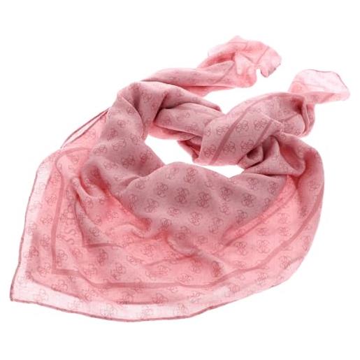 GUESS sciarpa donna guess logo scarf rosa cs24gu17 aw9986sil30 rosa