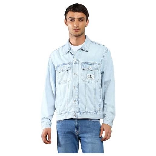 Calvin Klein jeans giacchetto uomo regular 90s denim ja j30j322381 m denim chiaro