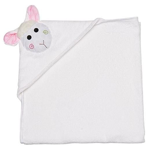 Zoocchini asciugamano con cappuccio - asciugamano con cappuccio baby 100% cotone